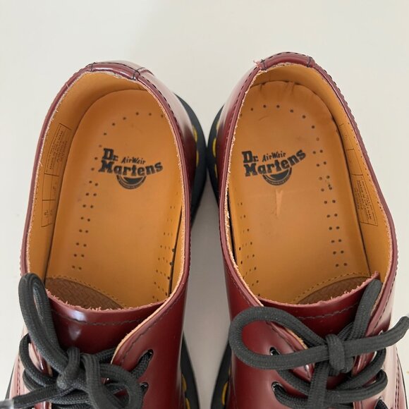 DR. MARTENS 1461 Smooth Leather Oxford Shoes Cherry Red Men\'s 7 Ladies 8 main image 10
